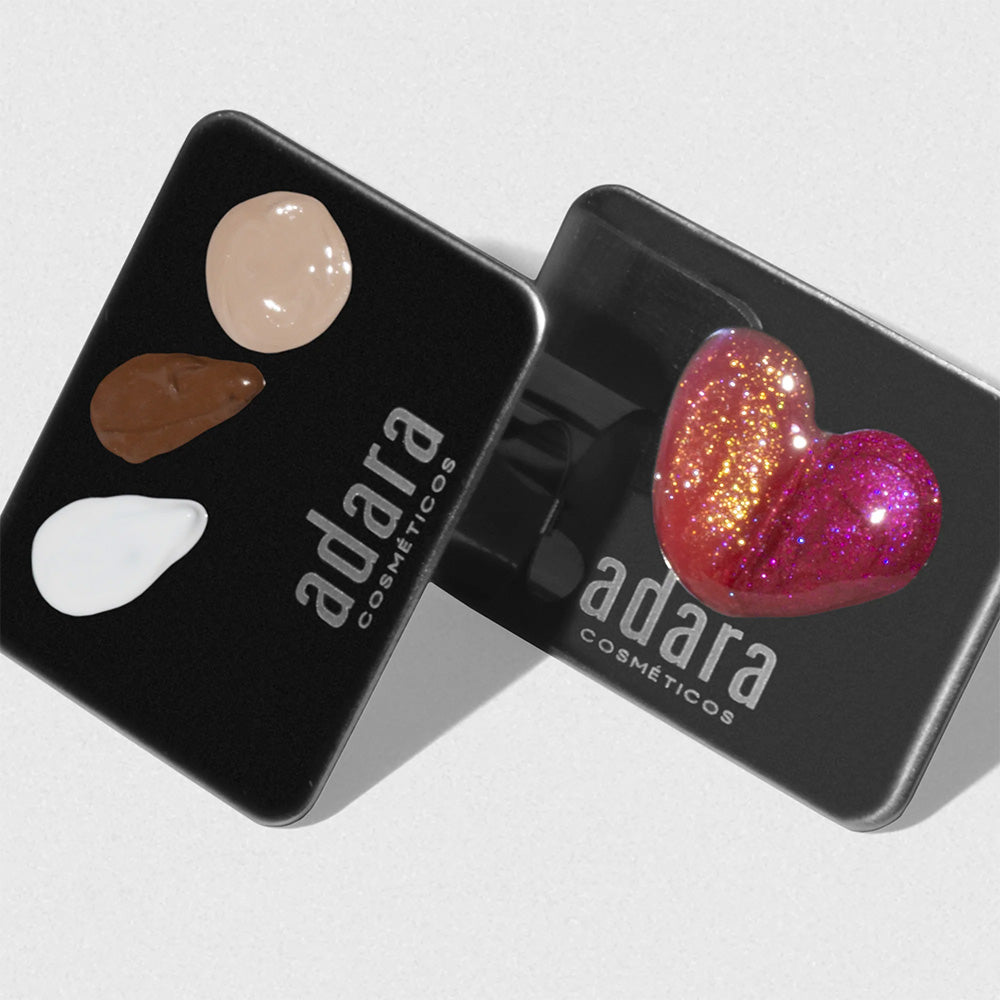 Paleta Mezcladora de Maquillaje Mini con Anillo