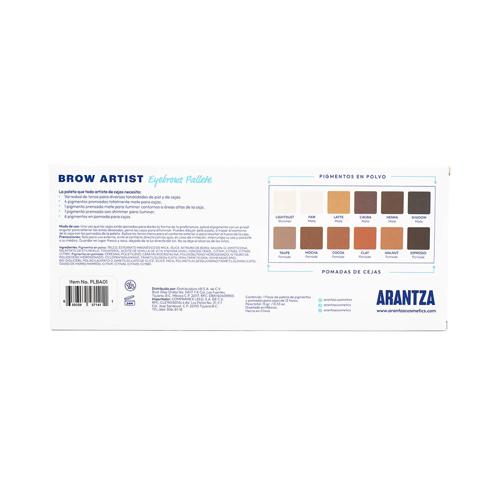 Paleta Para Cejas Brow Artist