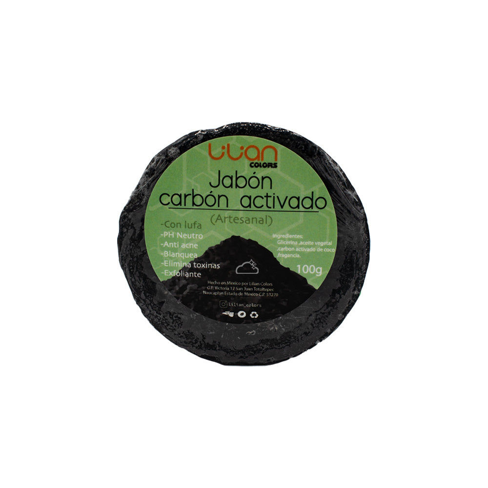 Jabón Carbón Activado con Zacate