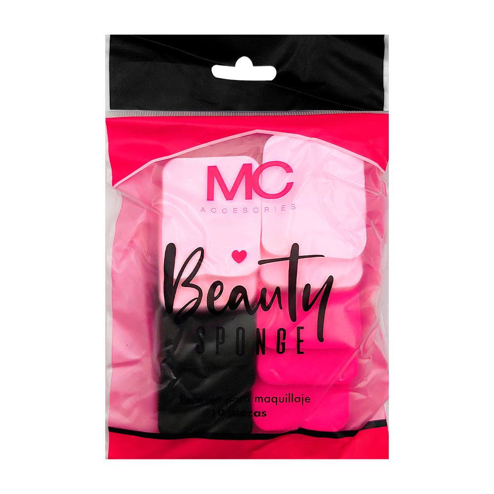 Esponja Beauty Cuadradas con 10 pzas