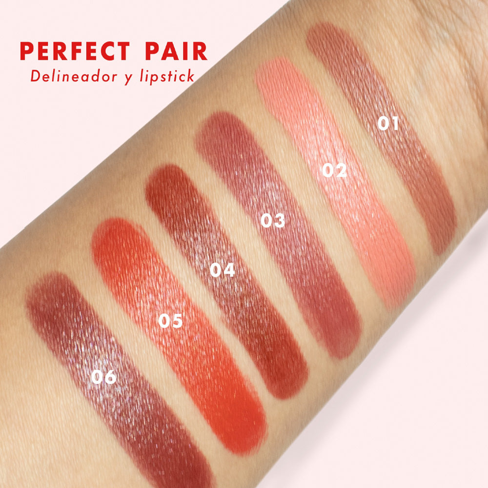 Labial con Delineador Perfect Pair