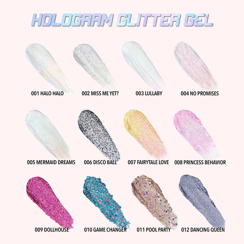 Glitter en Gel Hologram