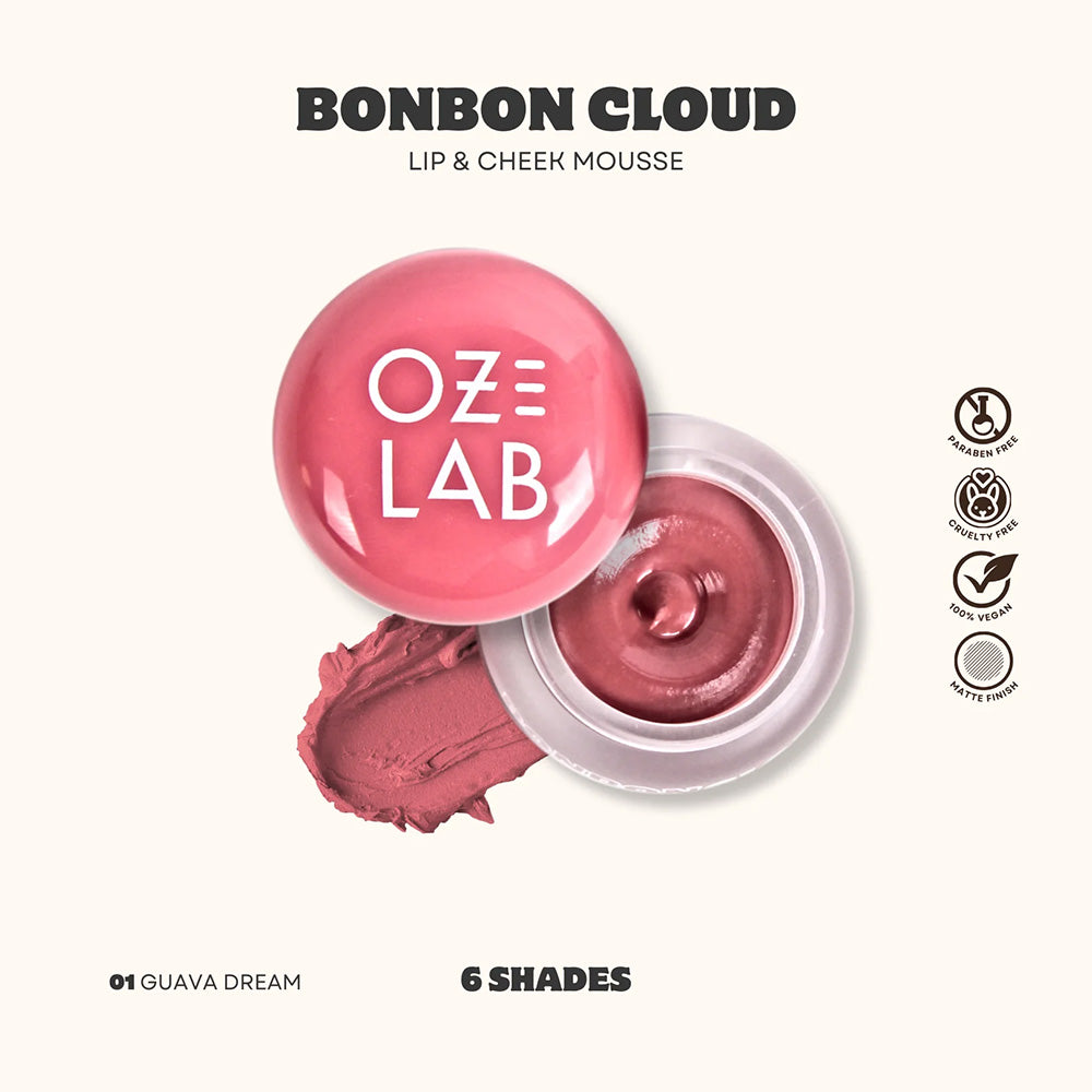Rubor en Mousse para Labios y Mejillas Bonbon Cloud