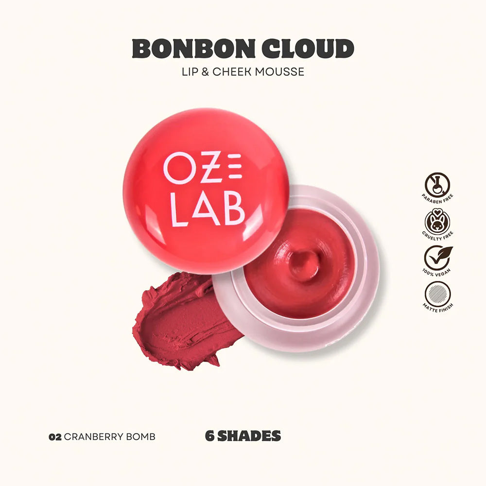 Rubor en Mousse para Labios y Mejillas Bonbon Cloud