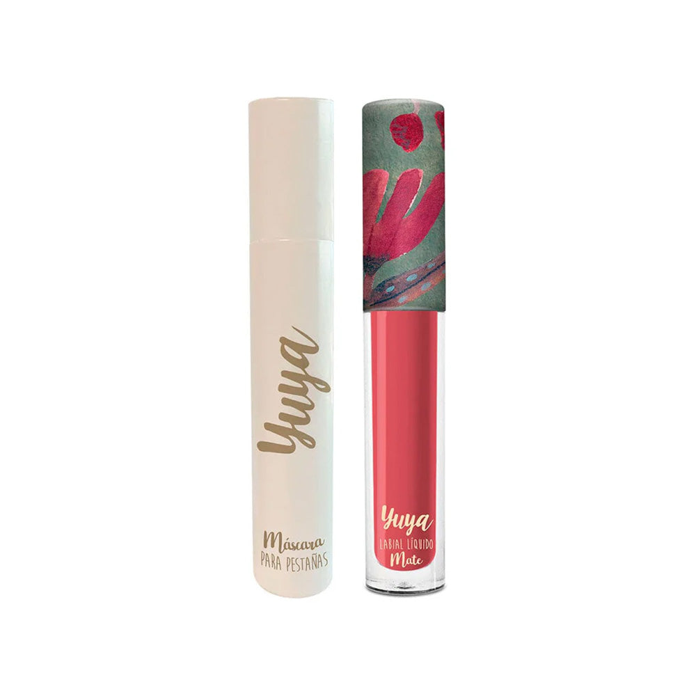 Kit Rímel 10 Aceites + Labial Líquido Mate