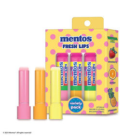 Trío de Bálsamos Mentos Fresh Lips Variety Pack