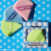 Trío de Borlas Mentos Pure Fresh Powder Puff