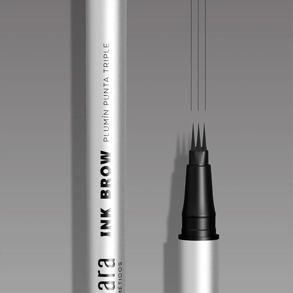 Plumín Para Cejas Punta Triple