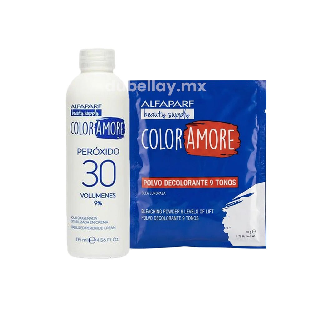Kit Peróxido 135ml + Polvo Decolorante 50g Kit Peróxido 135ml + Polvo Decolorante 50g