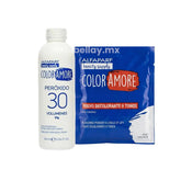 Kit Peróxido 135ml + Polvo Decolorante 50g Kit Peróxido 135ml + Polvo Decolorante 50g