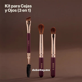 Set de Brochas Para Cejas y Ojos