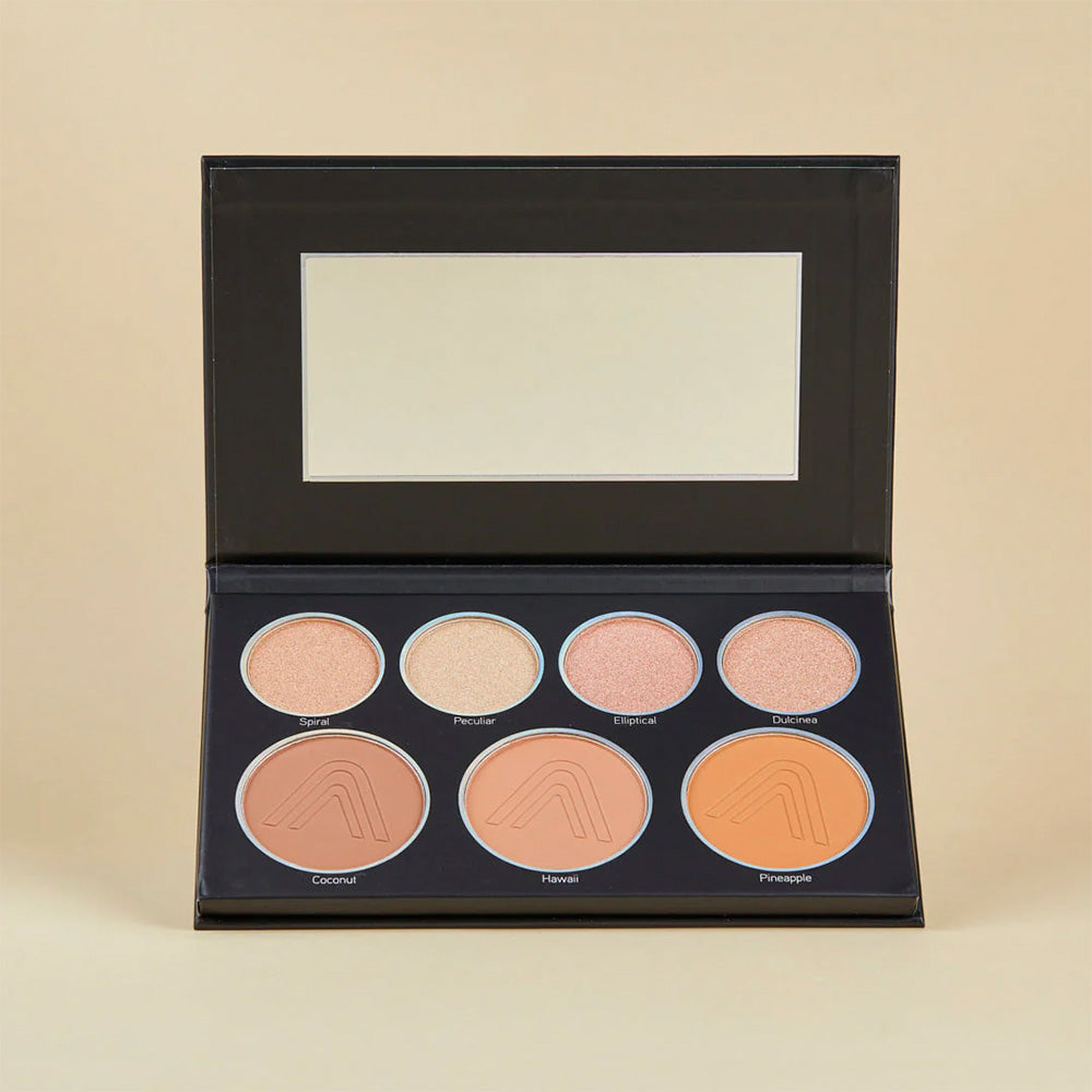 Paleta de Contornos e Iluminador Glam Black