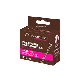 Pasador con 30pzas color_Café