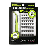 Kit Pestañas con Pinza Pre-Glued DIY Lash color_01 Glam Up