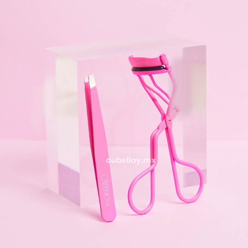 Kit Eyelash Curler & Tweezer color_Hot Pink
