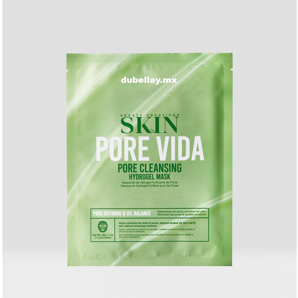 Mascarilla Facial con Hidrogel color_Limpieza de Poros- Pore Vida