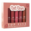 Set de Labiales Top Five modelo_Soft Sewe