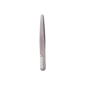 Pinza Para Cejas con Peine color_Plata