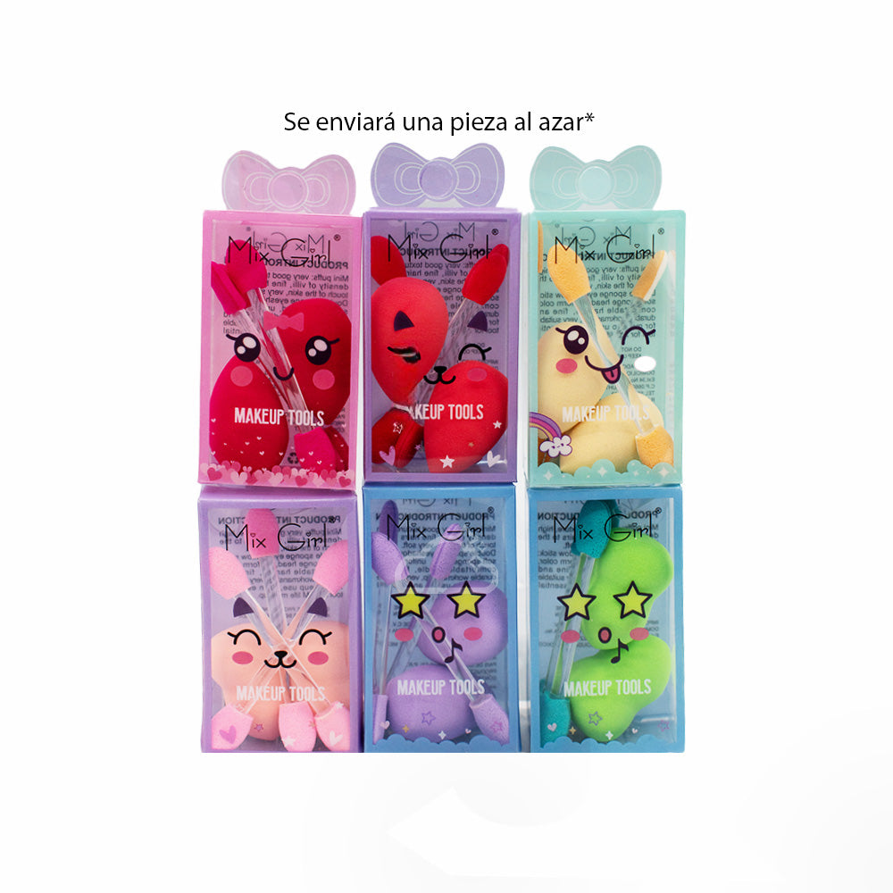 Set Mini Puffs Makeup Tools