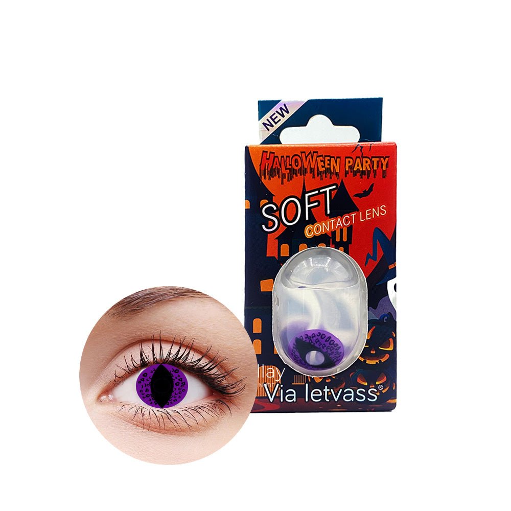 Pupilentes de Fantasía color_Violet Black 23