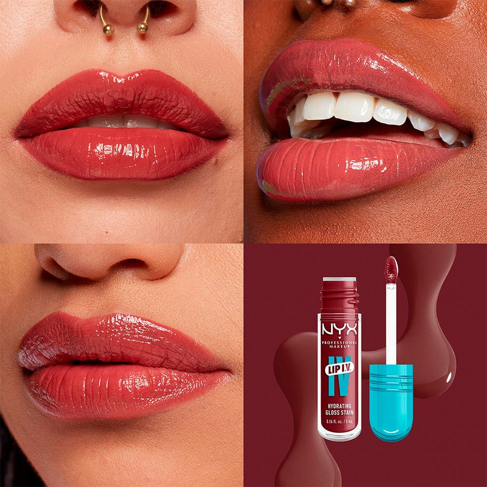 Tinta Lip I.V. Hydrating Gloss color_Drippin' In Rose