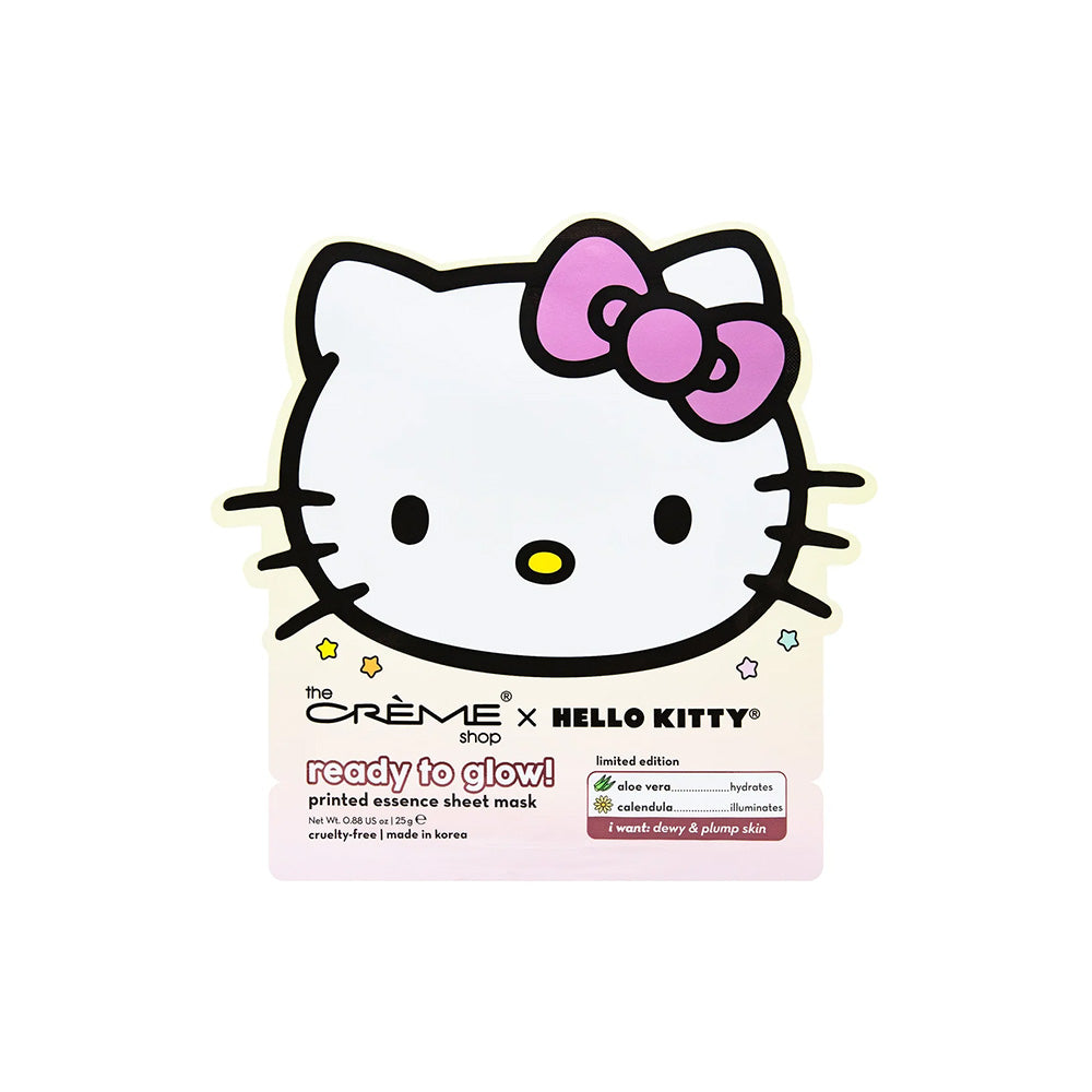 Mascarilla Ready To Glow! Hello Kitty