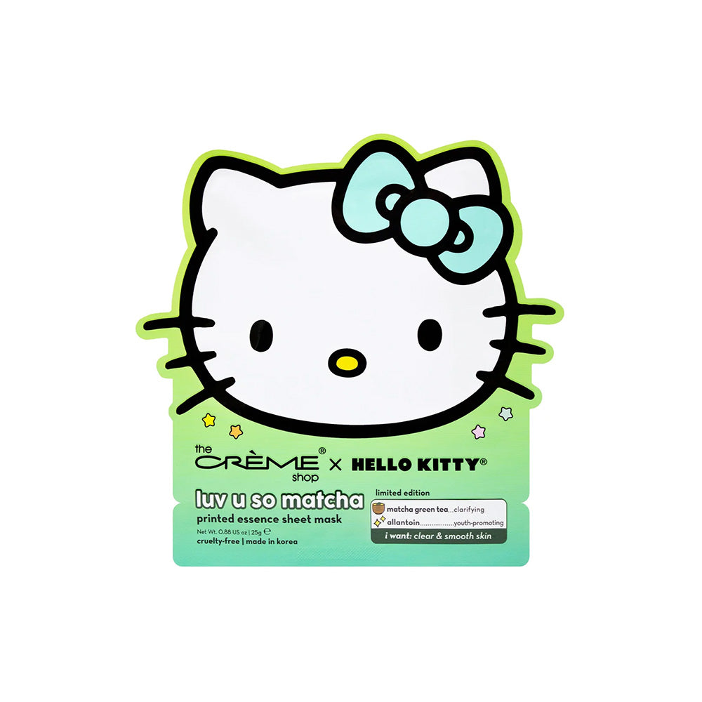 Mascarilla Luv U So Matcha Hello Kitty