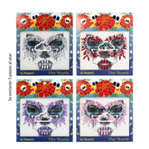 Paquete de Gemas Faciales Viva Muerte con 3pzas color_Azul
