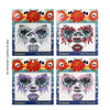 Paquete de Gemas Faciales Viva Muerte con 3pzas color_Azul