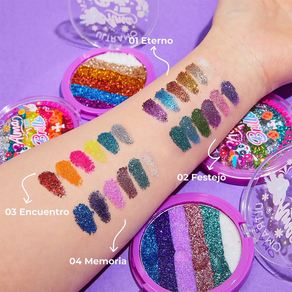 Glitter Glamuroso Alma con Brillo