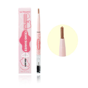 Lápiz Para Cejas Suaves 2 en 1