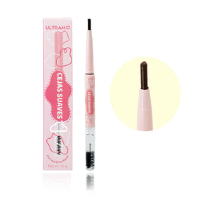 Lápiz Para Cejas Suaves 2 en 1