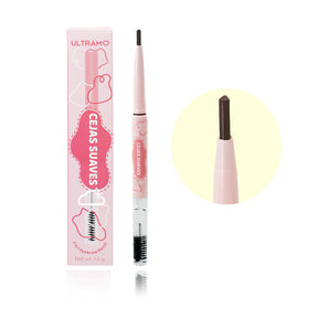 Lápiz Para Cejas Suaves 2 en 1