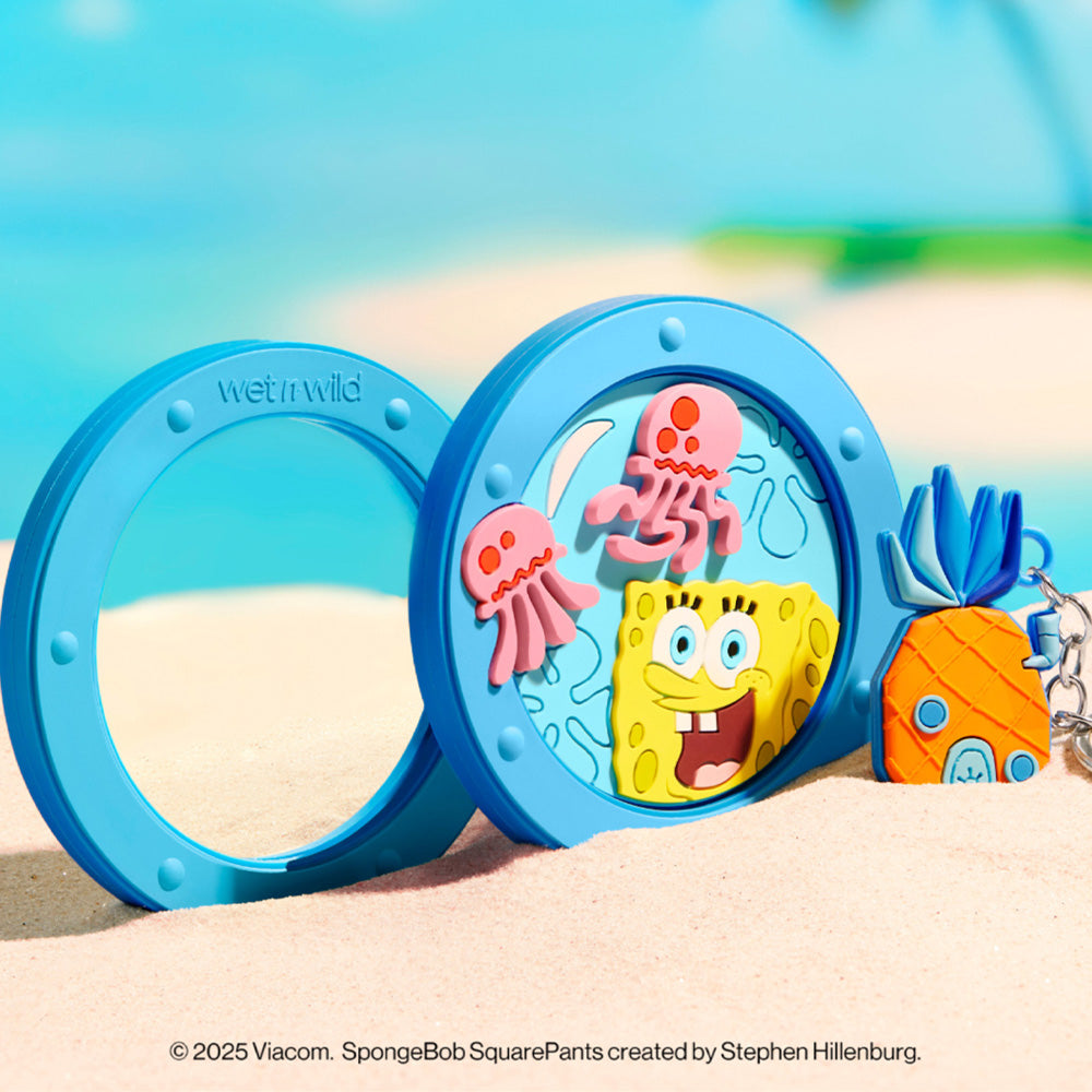 Set Espejo con Llavero Always Looking Up SpongeBob