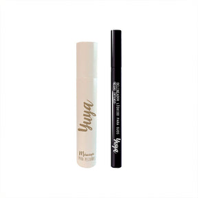 Kit Rímel 10 Aceites Negro + Delineador Líquido de ojos