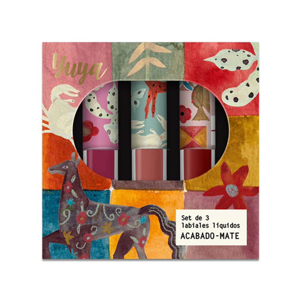 Set de Labiales Mate 3pzas