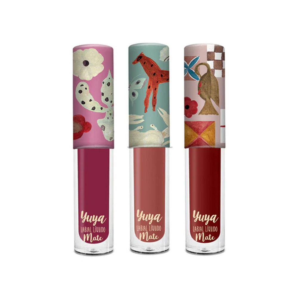 Set de Labiales Mate 3pzas