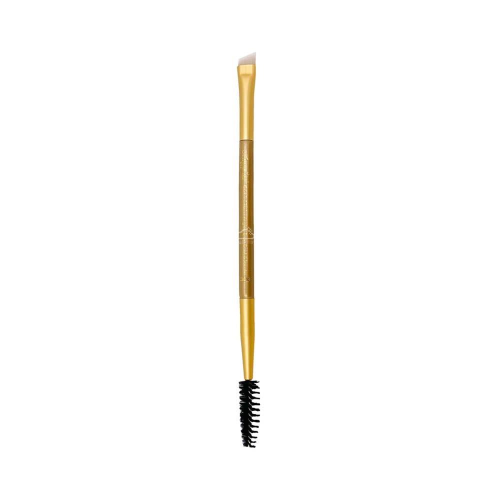 Brocha Gold Crush 308 Angled Brow Brush & Spoolie