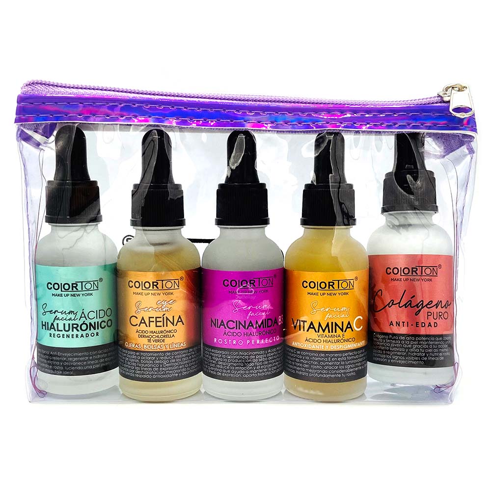 Kit de Serums Faciales con 5 pzas - DuBellay