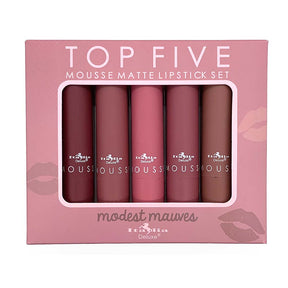 Set de Labiales Top Five