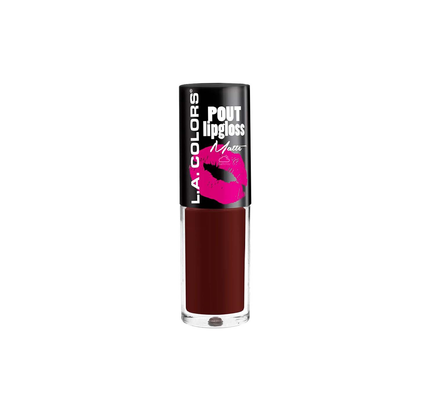 Brillo Lip Gloss Pout Matte color_Clg635 Scrumptious