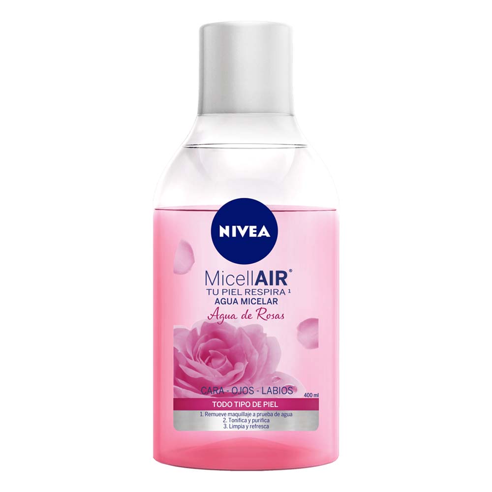 Agua Micelar con Agua de Rosas 400ml Agua Micelar con Agua de Rosas 400ml