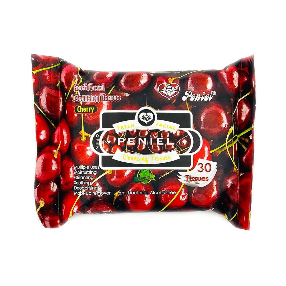 Toallas Desmaquillantes con 30pzas ingrediente_Cereza