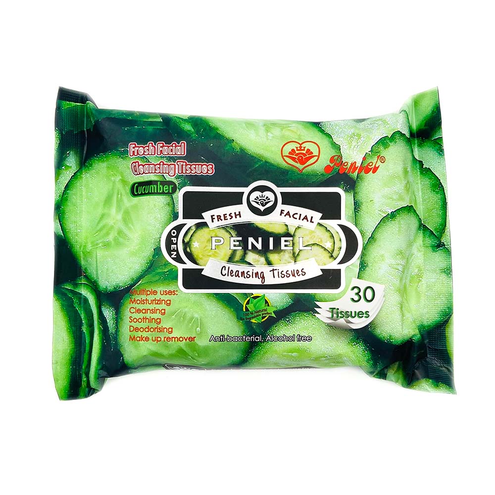 Toallas Desmaquillantes con 30pzas ingrediente_Pepino