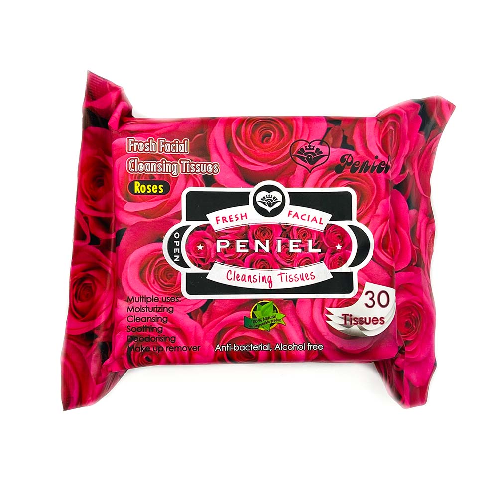 Toallas Desmaquillantes con 30pzas ingrediente_Rosas
