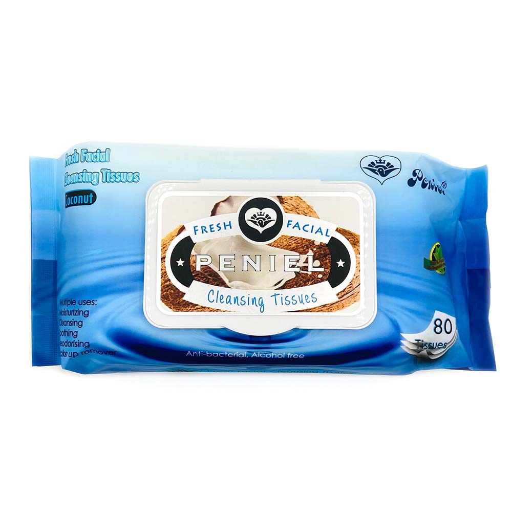 Toallas Desmaquillantes con 80pzas ingrediente_Coco